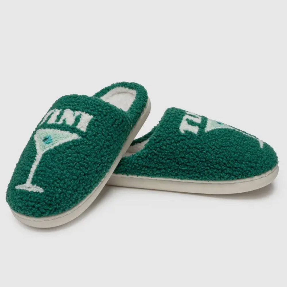 Martini Tini Time Slippers
